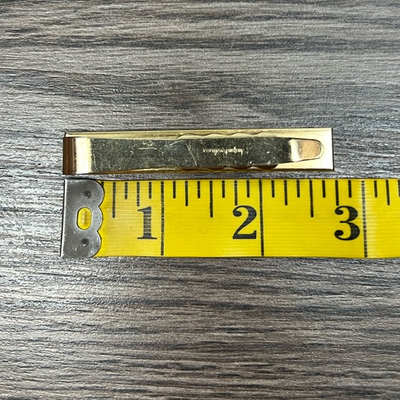 Vintage Jacques Kreisler Gold Tone Rope Tie Bar Clip - Picture 4 of 5